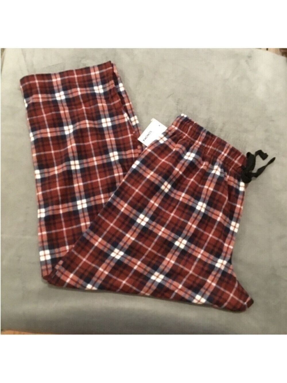 Sonoma Goods For Life Mens 1XB soft micro fleece plaid sleep pants